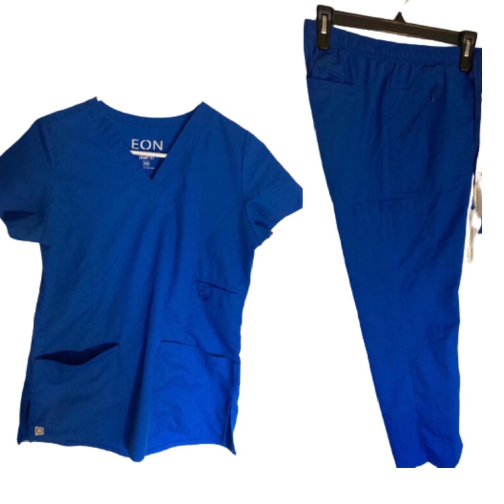 EON | Royal Blue Scrub Set Small/Petite